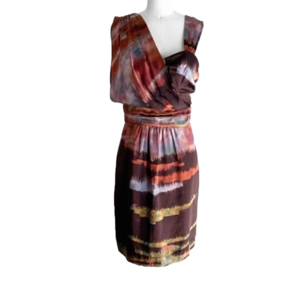 Anthropologie Multicolor Draped Dress